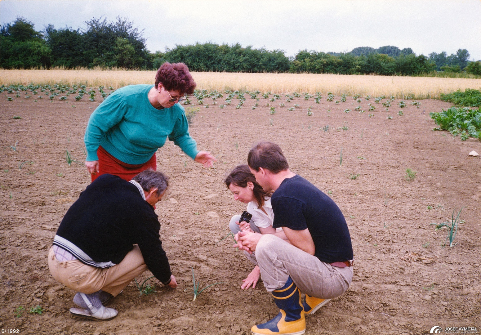 Exkurze na na�� farm� v roce 1992