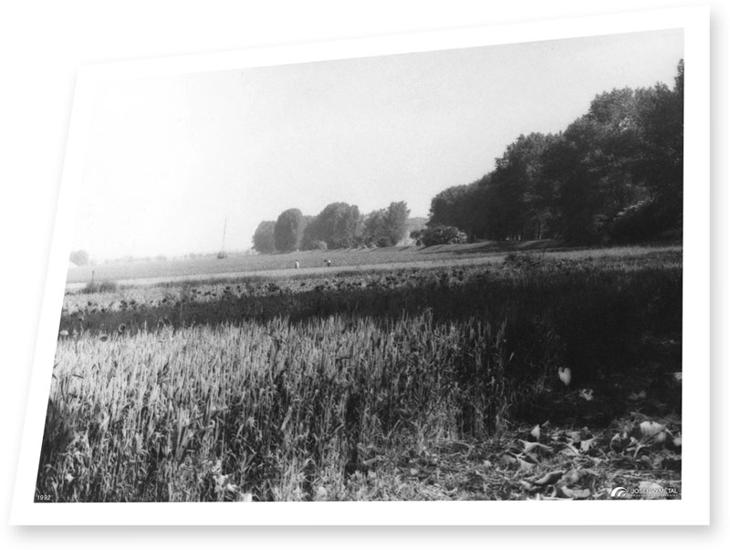 Historick� fotografie biofarmy Josef Vym�tal